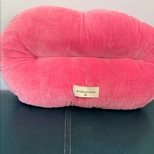 MacKenzie-Childs Pink Accent Pillow